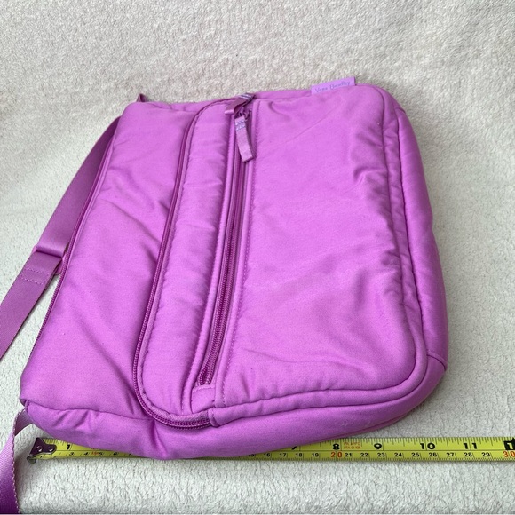 Vera Bradley Utility Crossbody Purse Bag-Recycled Cotton-Rich Orchid Pink-Floral - Picture 11 of 11